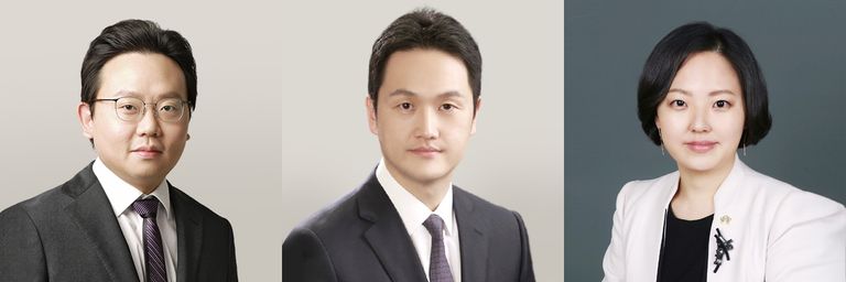 '법무법인 오른'의 박석주 변호사, '법무법인 문장'의 임원택 변호사, '법률사무소 오페스'의 송혜미 변호사. /로톡 DB