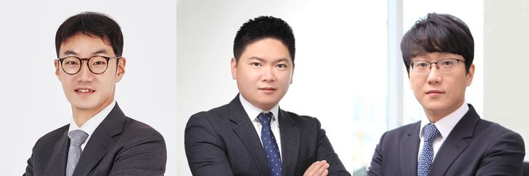 '법무법인 기회'의 김완수 변호사, '변호사 박동균 법률사무소'의 박동균 변호사, '장헌법률사무소'의 김동우 변호사. /로톡 DB