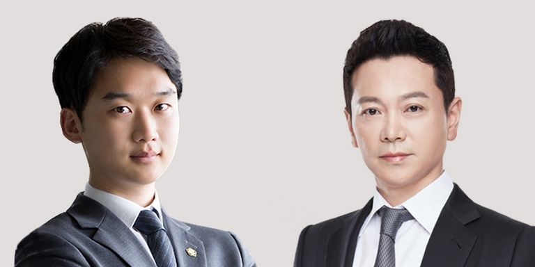 '법무법인 법과사람들'의 우희창 변호사, '법무법인 혜안'의 신동호 변호사. /로톡 DB