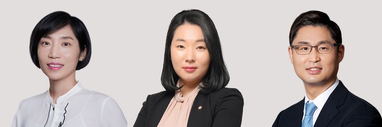 '법률사무소 용기'의 박예지 변호사, '마이법률사무소'의 이서영 변호사, '법무법인 흥인'의 장준태 변호사. /로톡 DB
