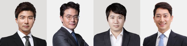 법무법인 정향의 유진영 변호사, 리라법률사무소의 김현중 변호사, 서울종합법무법인의 서명기 변호사, 법무법인 온세상의 설현섭 변호사. /로톡 DB