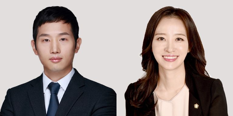 '법무법인 이평'의 박세훈 변호사, '법률사무소 문정'의 배지안 변호사. /로톡 DB