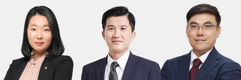 마이법률사무소의 이서영 변호사, 법무법인 초석의 김정수 변호사, '변호사 최진혁 법률사무소'의 최진혁 변호사. /로톡 DB