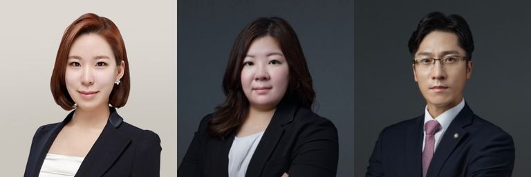 '법률사무소 더엘'의 김학영 변호사, '법률사무소 퍼플'의 이정은 변호사, '법무법인 승운'의 정석원 변호사. /로톡 DB